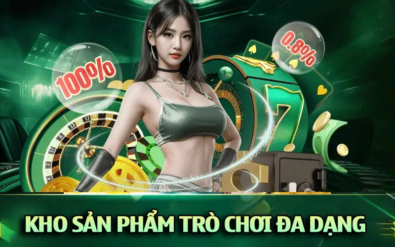 Kho sản phẩm trò chơi cực hot tại Ev88